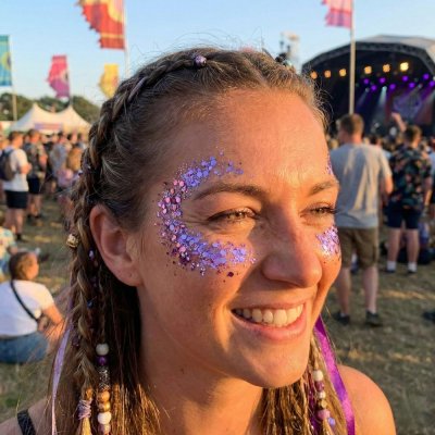 Biologisch abbaubarer Glitzer - Amethyst