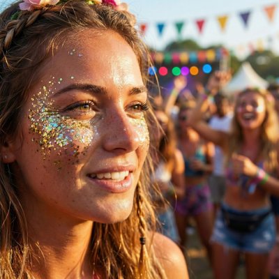 Nedbrytbar holografiskt glitter - Pirates Gold