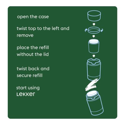 Nachf�llbarer Deo-Stick Case + Woodland Refill