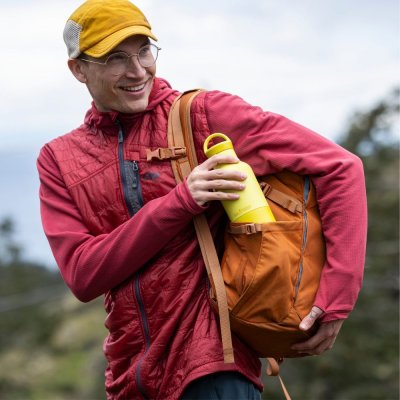 Edelstahl-Trinkflasche mit Schraubverschluss - 592 ml - Acacia