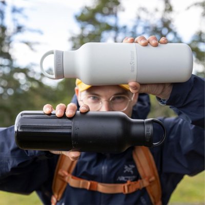 Edelstahl-Trinkflasche mit Schraubverschluss - 592 ml - Barely Blue