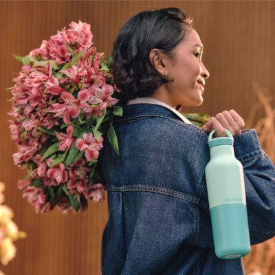 Isolerad vattenflaska med skruvlock - 592 ml - Cabbage