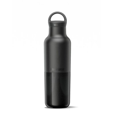 Edelstahl-Trinkflasche mit Schraubverschluss - 592 ml - Black