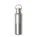 Thermo-Trinkflasche mit Bambusdeckel - 473 ml - Reflect