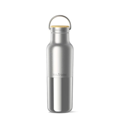 Thermo-Trinkflasche mit Bambusdeckel - 473 ml - Reflect