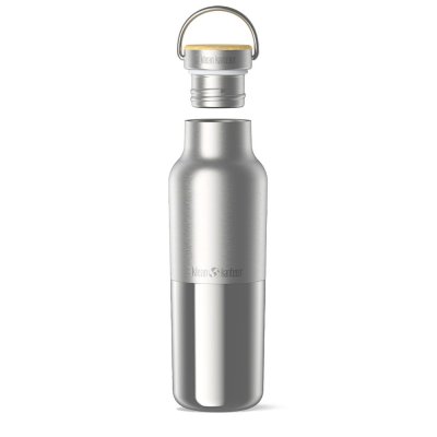 Thermo-Trinkflasche mit Bambusdeckel - 473 ml - Reflect