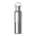 Thermo-Trinkflasche mit Bambusdeckel - 592 ml - Reflect