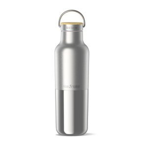Thermo-Trinkflasche mit Bambusdeckel - 592 ml - Reflect
