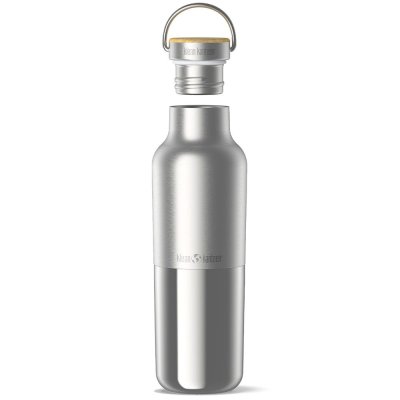 Thermo-Trinkflasche mit Bambusdeckel - 592 ml - Reflect