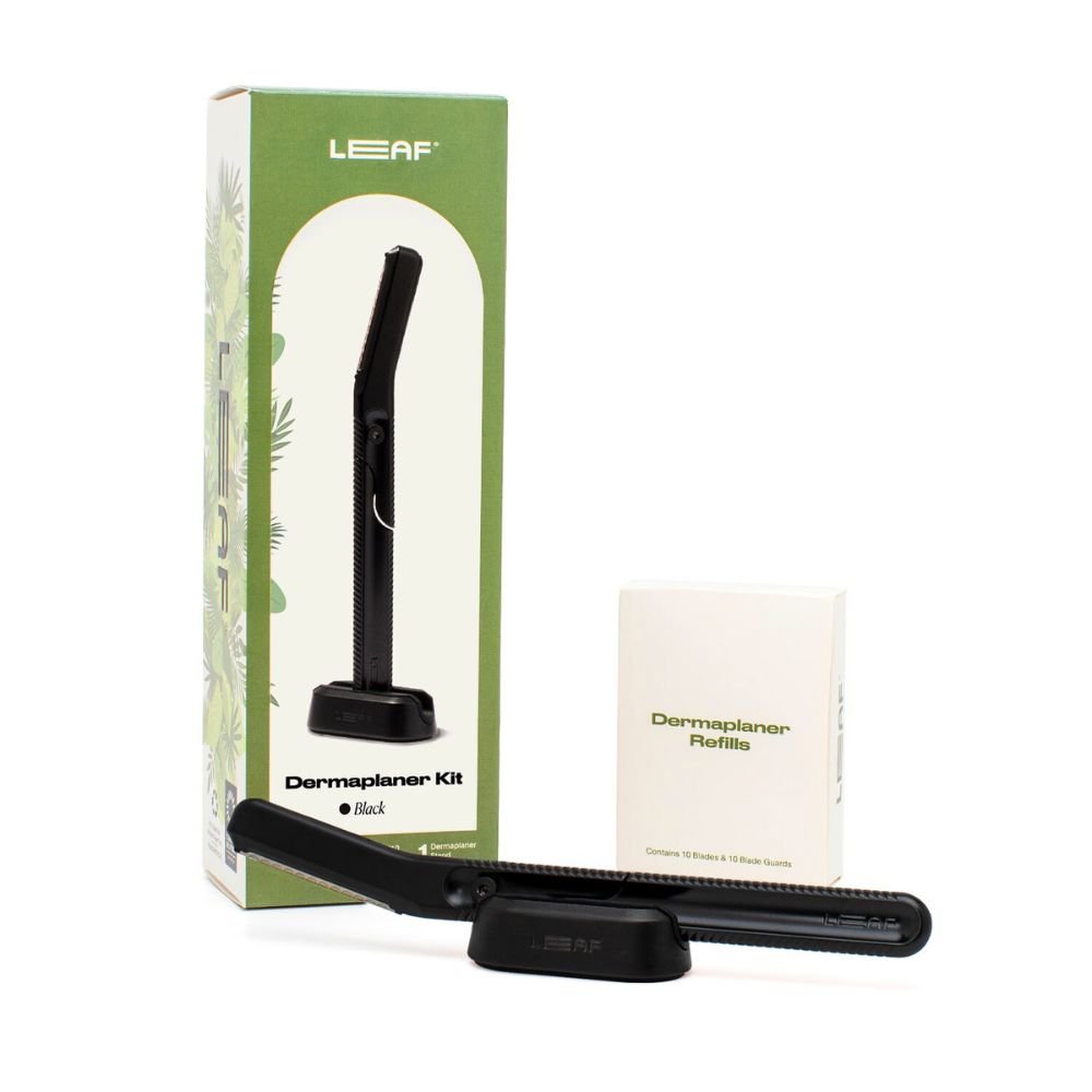 Dermaplaner set - Facial razor - Black