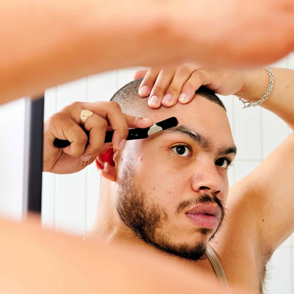 Dermaplaner set - Facial razor - Black