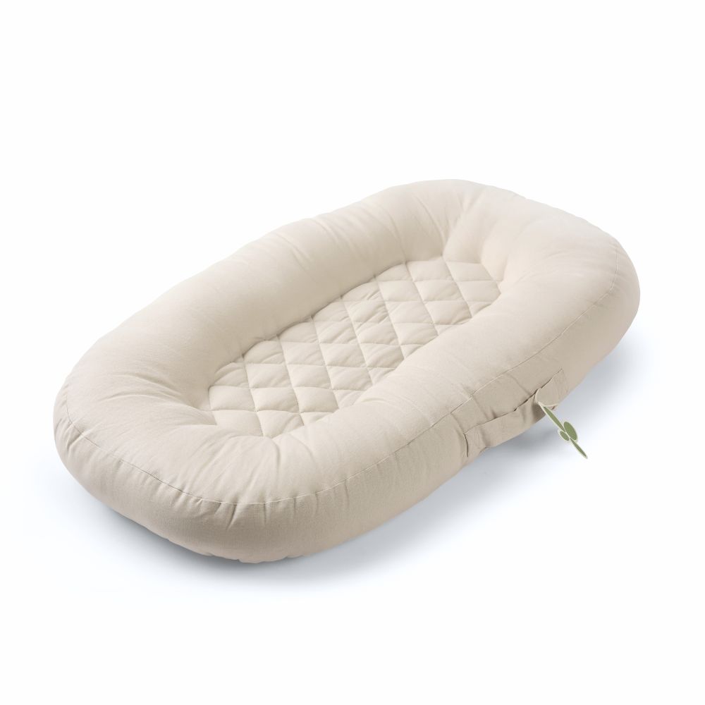 Amazing Maize babynest - Fog Grey - Økofamilien