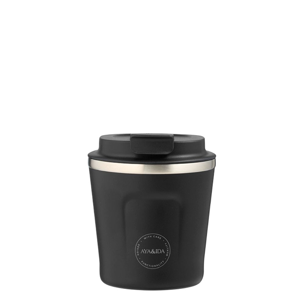 AYA&IDA - Lille termokop - CUP2GO 240 ml - Matte Black