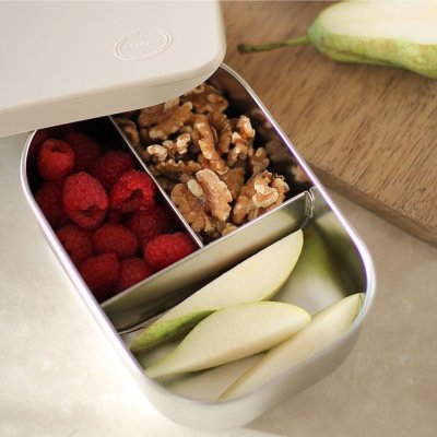 Bento madkasse - 3 faste rum - Cream Beige