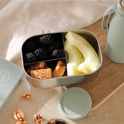 Bento madkasse - 3 faste rum - Mint Green