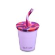 B�rnekop i rustfrit st�l med suger�r - Crocus Petal