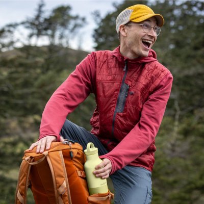 Edelstahl-Trinkflasche mit Schraubverschluss - 592 ml - Wax Yellow