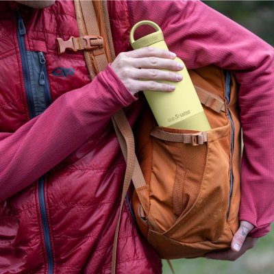 Edelstahl-Trinkflasche mit Schraubverschluss - 592 ml - Wax Yellow