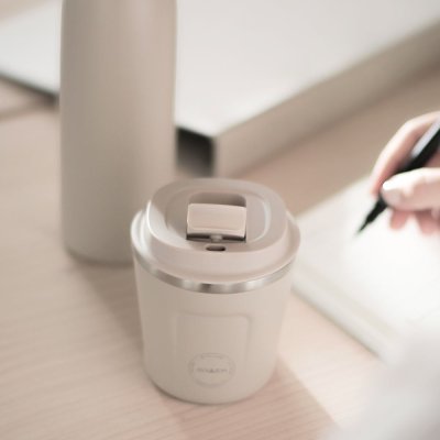 Lille termokop - CUP2GO 240 ml - Cream Beige