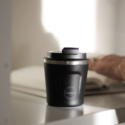 Lille termokop - CUP2GO 240 ml - Matte Black