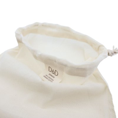 Nussmilchbeutel aus Bio-Baumwolle