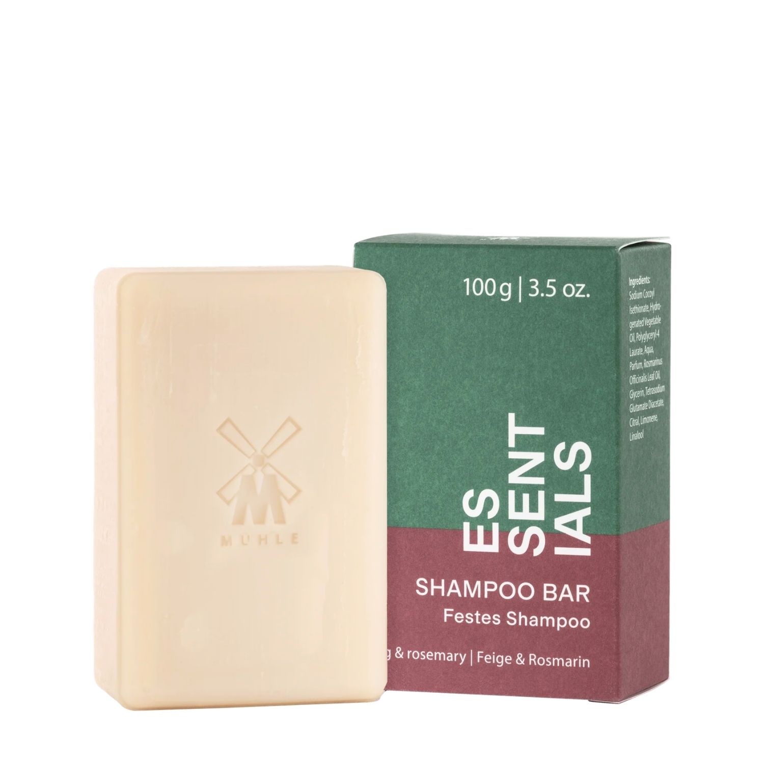 Mühle - Fast shampoo bar - Rosmarin & Figen