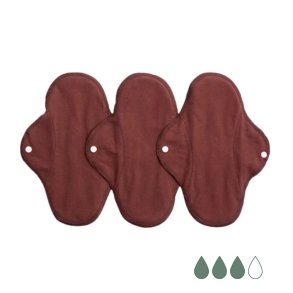 Stoffbinde - Tagesbinde 3er Pack - Bordeaux