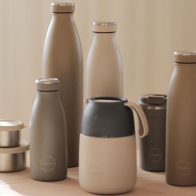 Trinkflasche aus Edelstahl - 750 ml - Dusty Brown