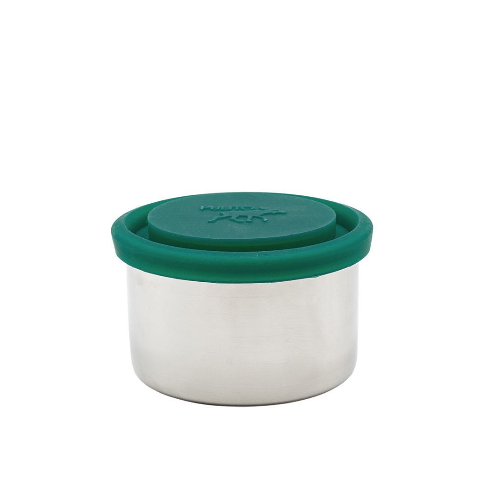 Pulito - Snackboks i stål - dipboks med silikonelåg - 250 ml