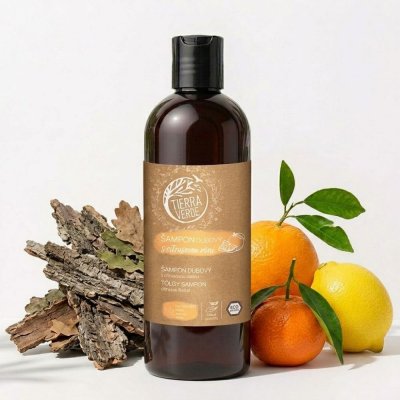 Oak shampoo for normal hair - with citrus scent - 500 ml