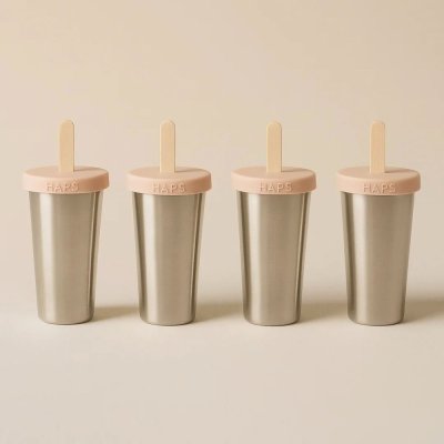 Eisformen aus Edelstahl - 4er-Pack - Blush