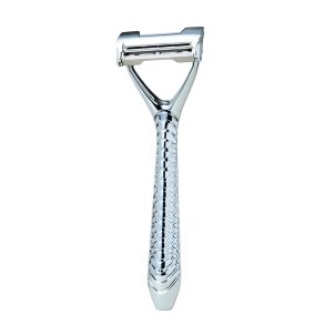Leaf Two Razor - plastikfreier Nassrasierer - Chrome