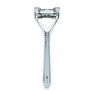 Leaf Two Razor Set - plastikfreier Nassrasierer - Chrome