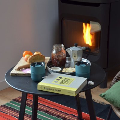 Lille termokop i rustfrit st�l - 237 ml - Brittany Blue