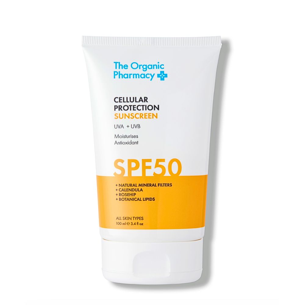The Organic Pharmacy - Mineralsk solcreme med morgenfrue & hyben - SPF 50