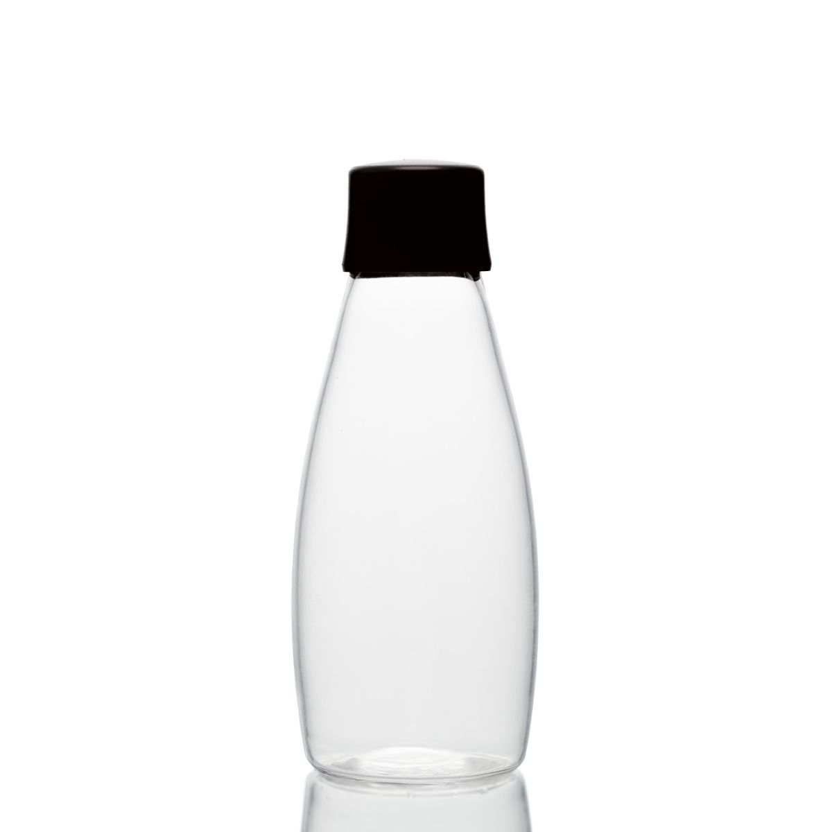 Retap - Glasflaske med tæt skruelåg - Retap Go - 500 ml Black