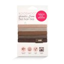 Plastikfreie Haargummis - Flach - Earth Tint