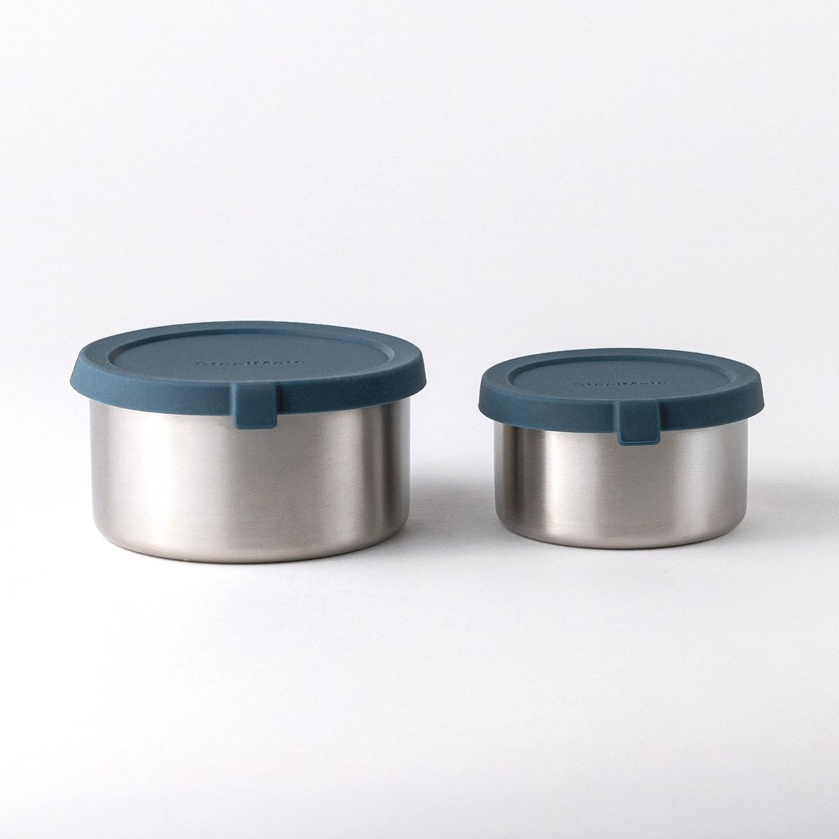 SteelMate - Stålbokse til snacks og opbevaring, medium - 2 stk - Teal