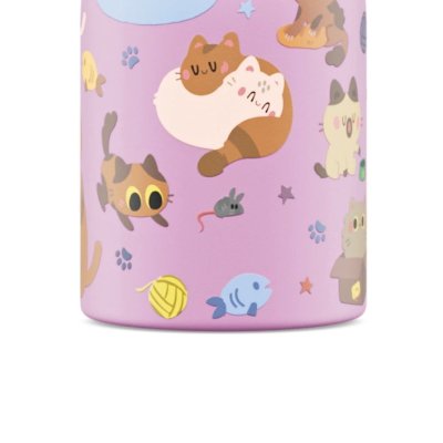B�rnedrikkedunk med suger�r - 250 ml - Meow Friends