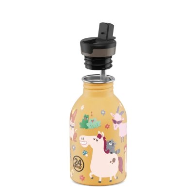 B�rnedrikkedunk med suger�r - 250 ml - Farm Friends