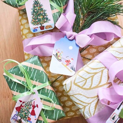 Geschenkanh�nger mit Weihnachtsmotiven #2
