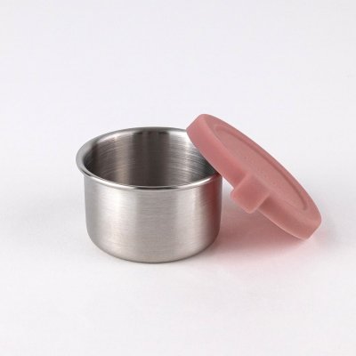 Sm� st�lbokse til snacks og opbevaring - 2 stk - Rose