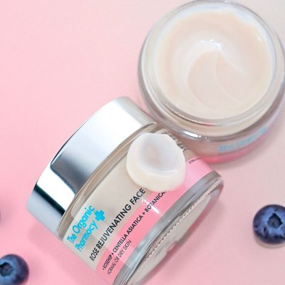 Ansigtscreme mod rynker & t�r hud - Rose Rejuvenating Face Cream