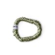 Silke Scrunchie 01 - morb�rsilke h�relastik - Sage Green