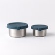 Sm� st�lbokse til snacks og opbevaring - 2 stk - Teal