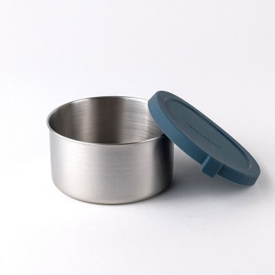 Edelstahl Snack- & Vorratsdosen, Medium - 2er-Set - Teal
