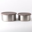 St�lbokse til snacks og opbevaring, large - 2 stk - Taupe