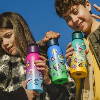 Thermosflasche aus Edelstahl - Young Bottle, 500 ml - Skibidi Squad