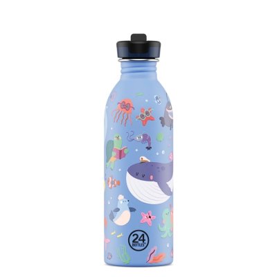 B�rnedrikkedunk med suger�r - 500 ml - Ocean Friends