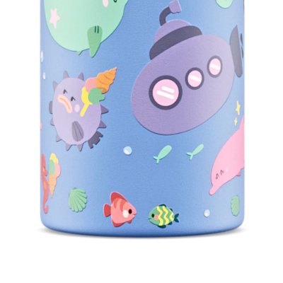B�rnedrikkedunk med suger�r - 500 ml - Ocean Friends